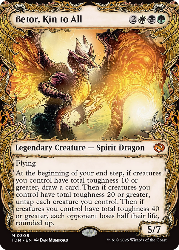 Betor, Kin to All (Showcase) (TDM-308) - Tarkir: Dragonstorm: (Showcase)