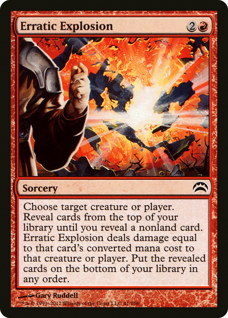 Erratic Explosion (PC2-041) - Planechase 2012 Foil