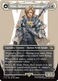 Dion, Bahamut's Dominant (Borderless) (FIN-376) - FINAL FANTASY: (enchantment)