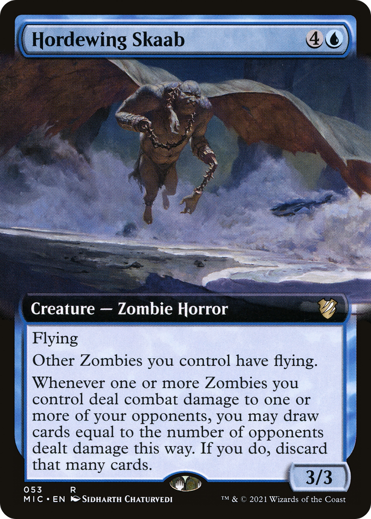 Hordewing Skaab (Extended Art) (MIC-053) - Midnight Hunt Commander: (Extended Art)