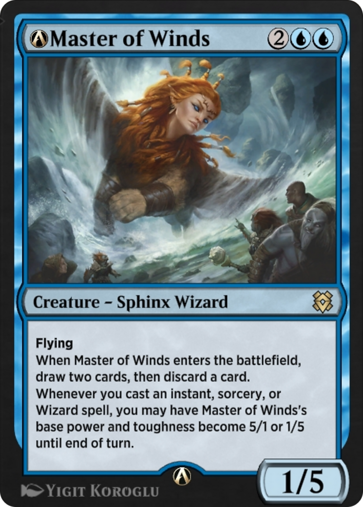 A-Master of Winds (ZNR-A-68) - Zendikar Rising