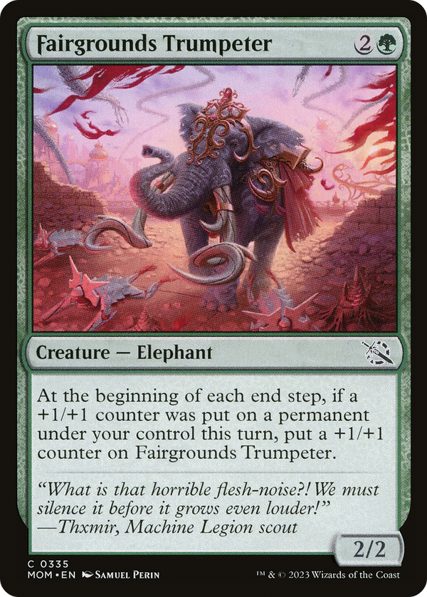 Fairgrounds Trumpeter (MOM-335) - March of the Machine Foil