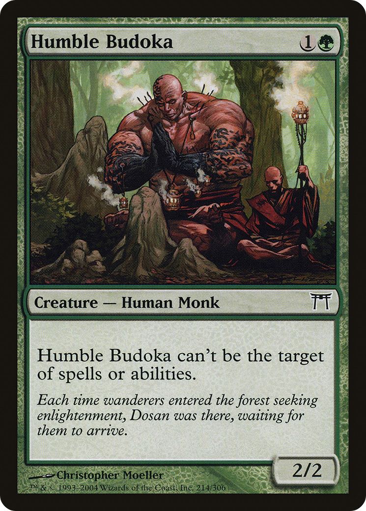 Humble Budoka (CHK-214) - Champions of Kamigawa Foil