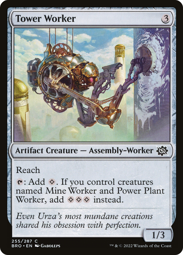 Tower Worker (BRO-255) - The Brothers' War Foil