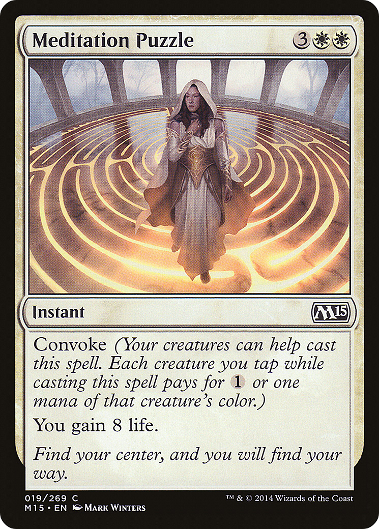 Meditation Puzzle (M15-019) - Magic 2015