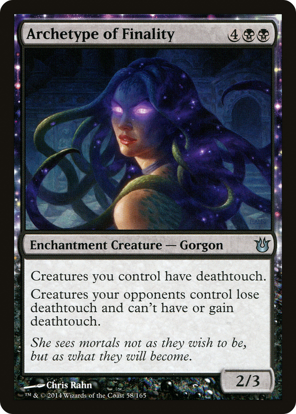 Archetype of Finality (BNG-058) - Born of the Gods: (enchantment)
