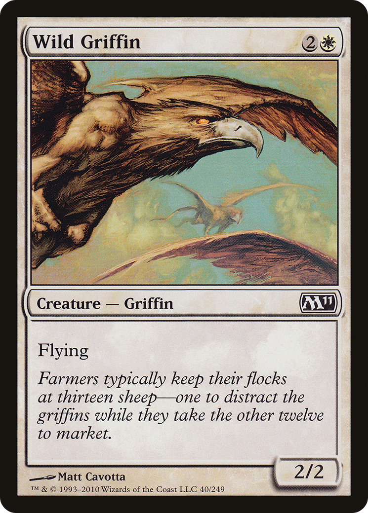 Wild Griffin (M11-040) - Magic 2011 Foil