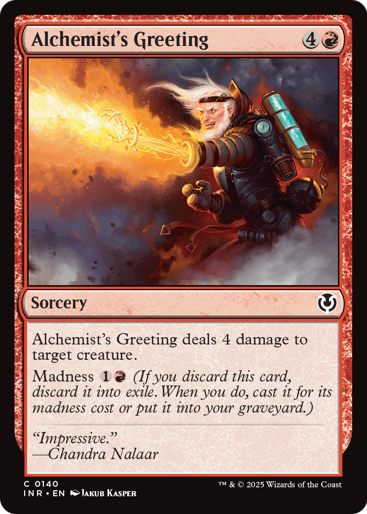 Alchemist's Greeting (INR-140) - Innistrad Remastered Foil