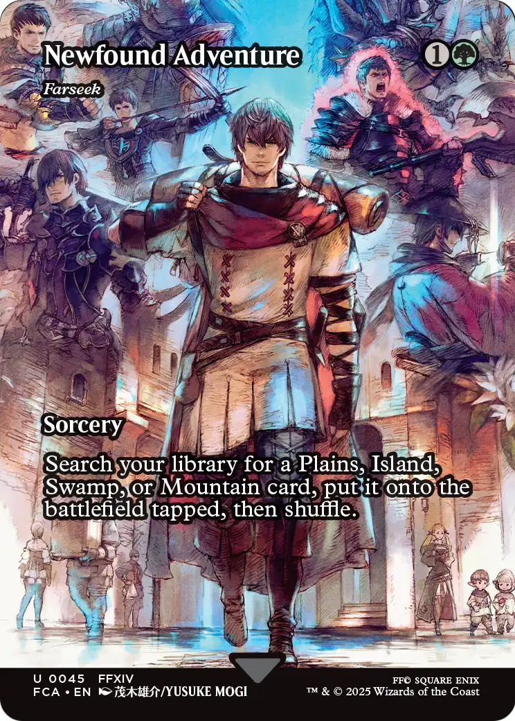Newfound Adventure - Farseek (Showcase) (FCA-045) - FINAL FANTASY: Through the Ages / Newfound Adventure (Borderless)