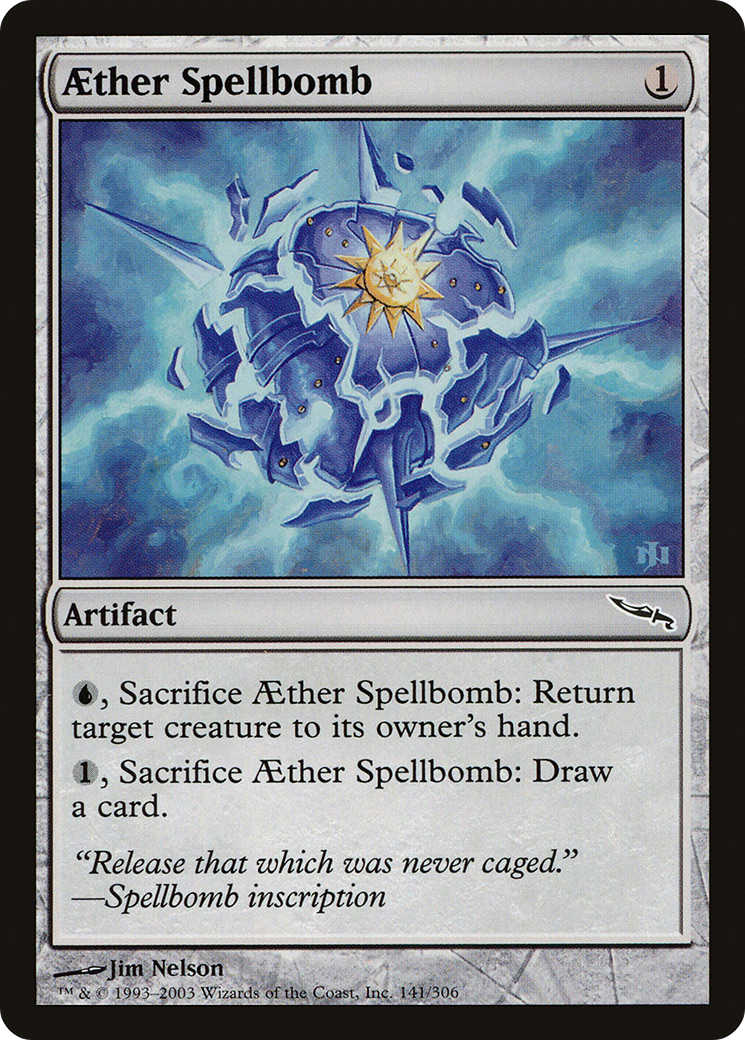 Aether Spellbomb (MRD-141) - Mirrodin