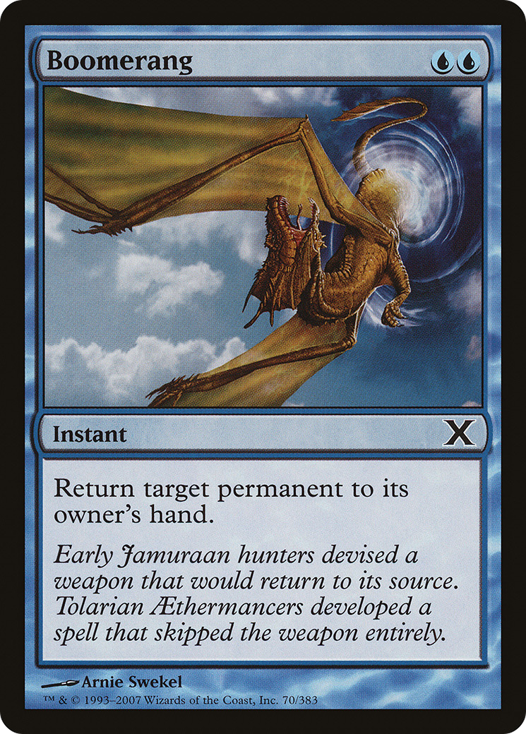 Boomerang (10E-070) - Tenth Edition