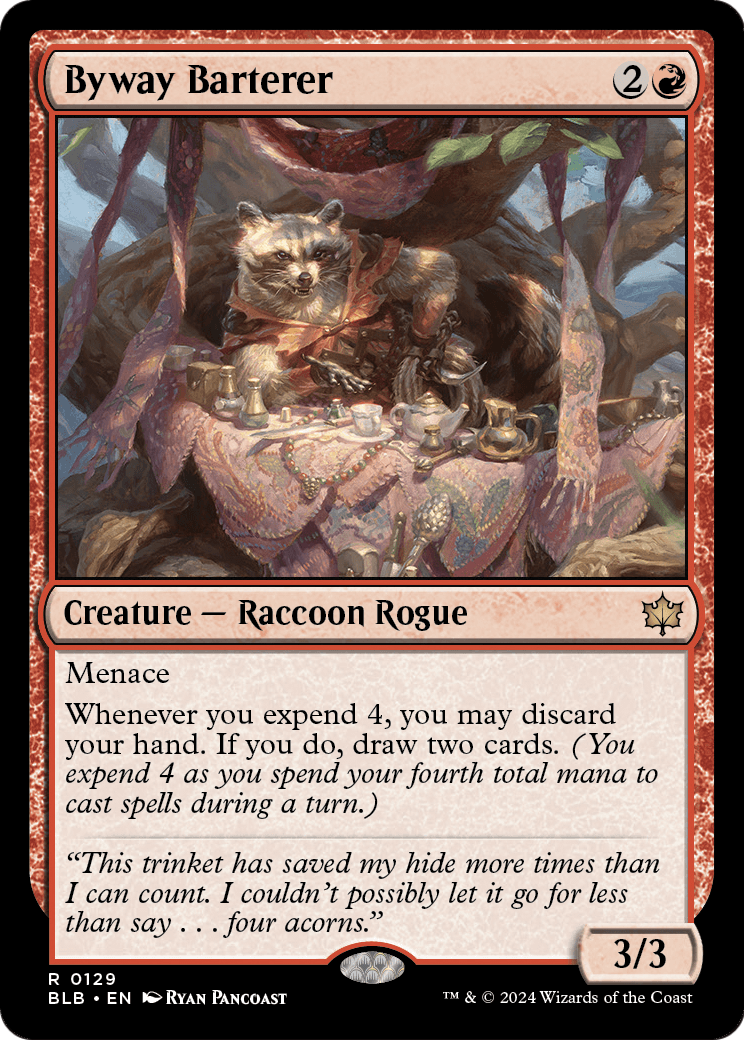 Byway Barterer (BLB-129) - Bloomburrow Foil