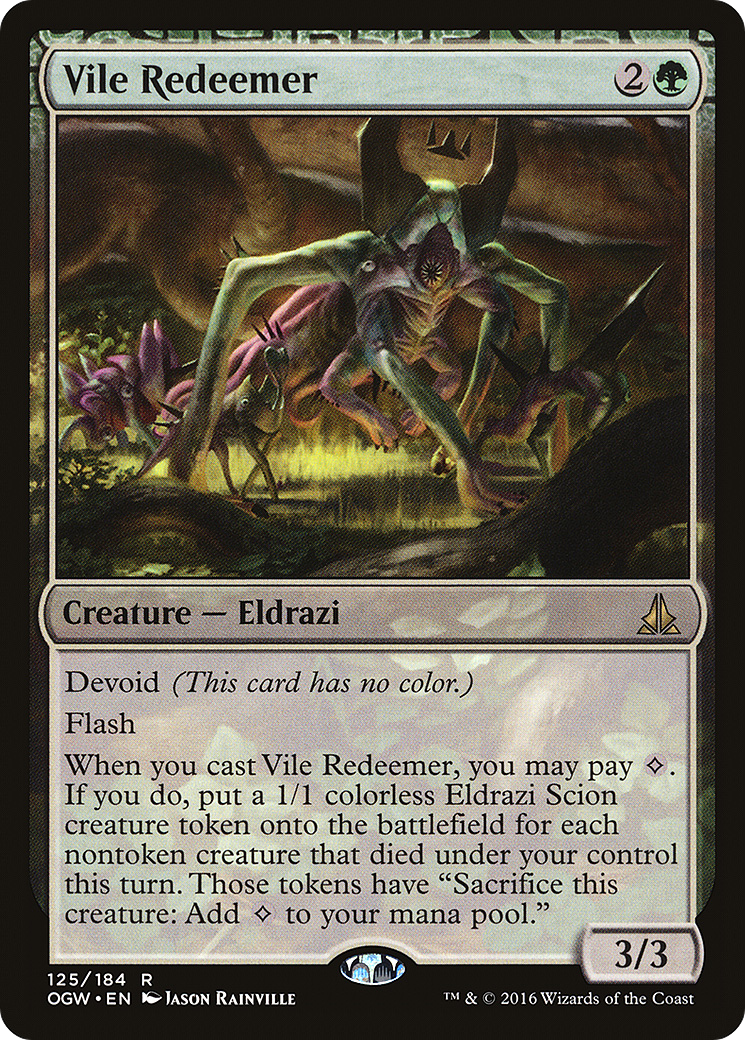 Vile Redeemer (OGW-125) - Oath of the Gatewatch: (devoid) Foil