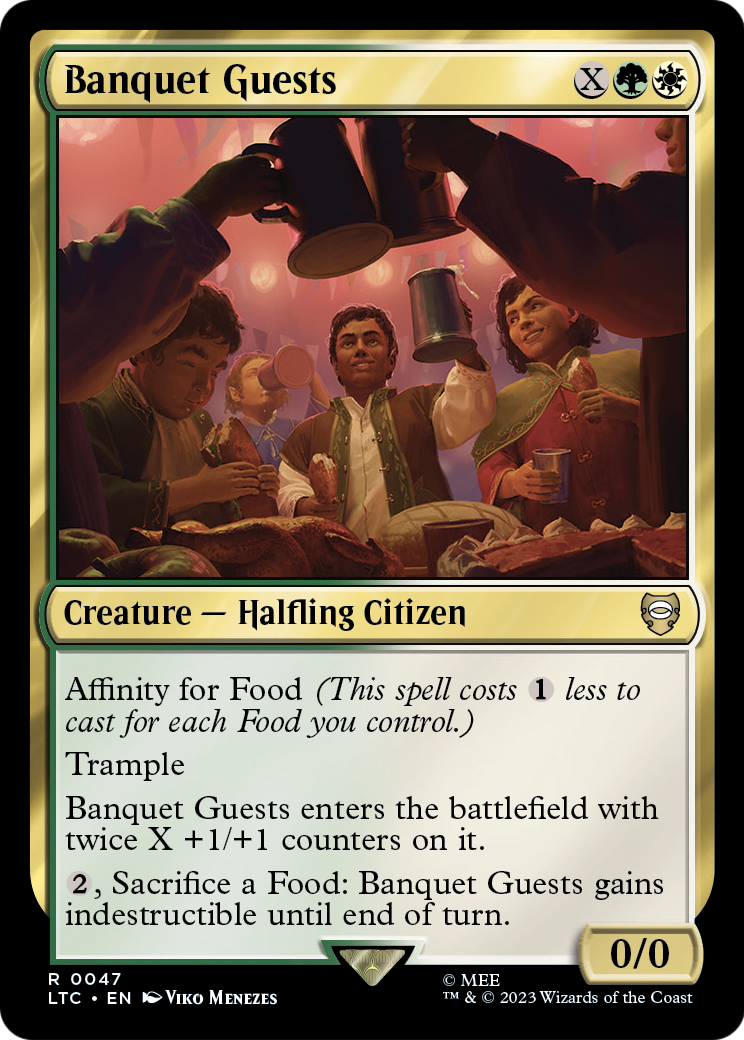 Banquet Guests (LTC-047) - Tales of Middle-earth Commander