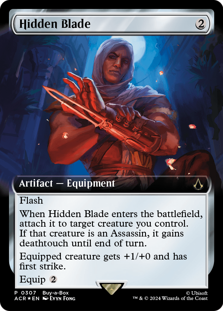 Hidden Blade (Extended Art) (BABP-307) - Assassin's Creed: (Extended Art) Foil