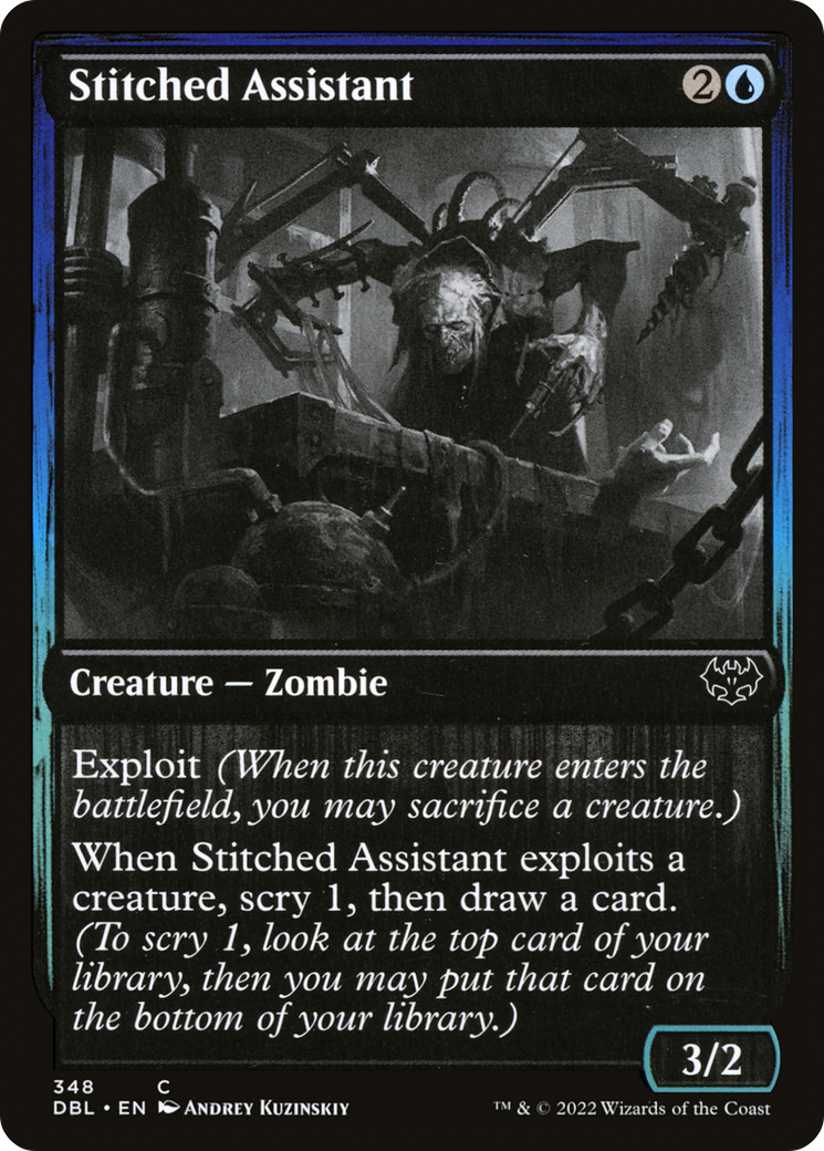 Stitched Assistant (DBL-348) - Innistrad: Double Feature