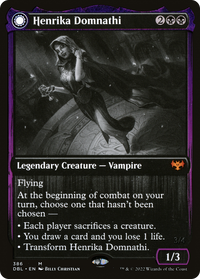Henrika Domnathi (DBL-386) - Innistrad: Double Feature: (Double Faced Transform) Foil