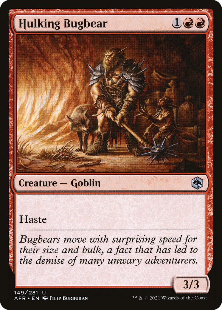 Hulking Bugbear (AFR-149) - Adventures in the Forgotten Realms Foil