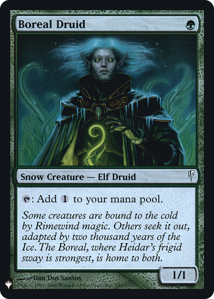 Boreal Druid (LIST-105) - The List Foil