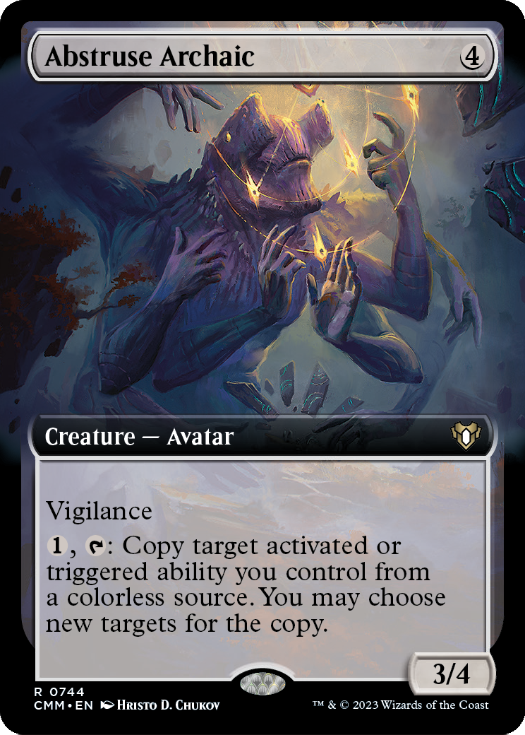 Abstruse Archaic (Extended Art) (CMM-744) - Commander Masters: (Extended Art) Foil