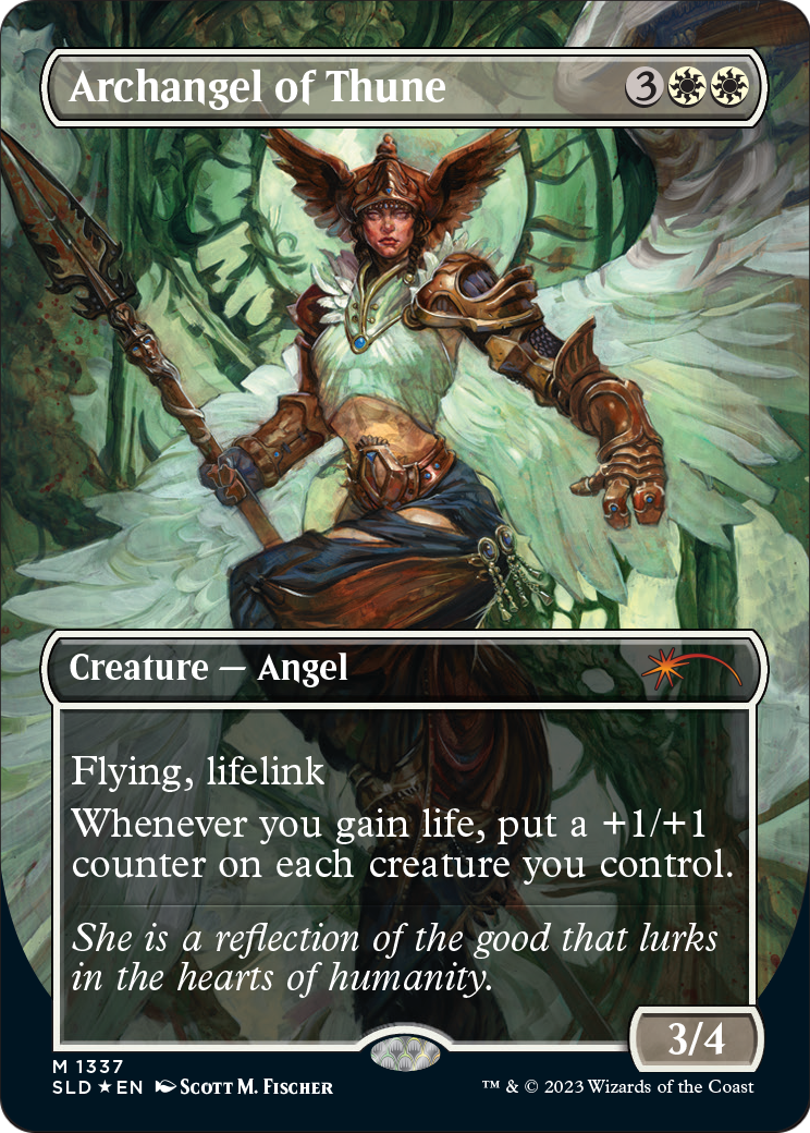 Archangel of Thune (SLD-1337) - Secret Lair Drop (Borderless) Foil