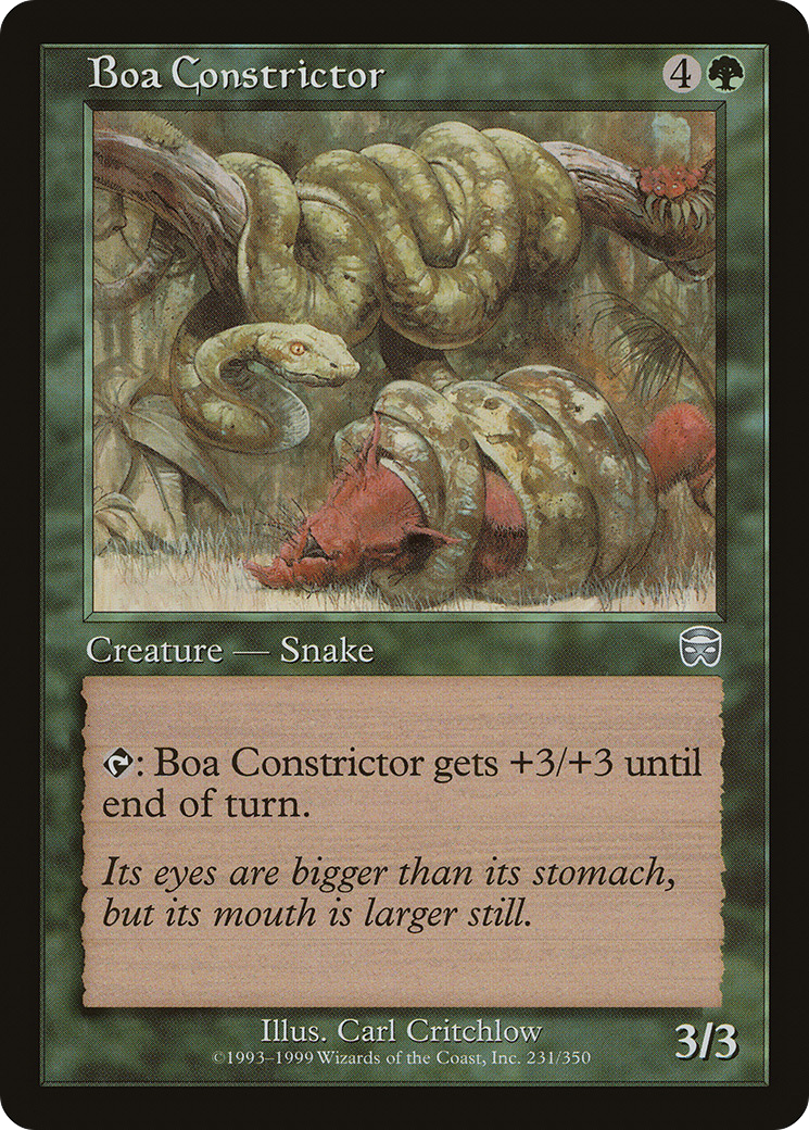 Boa Constrictor (MMQ-231) - Mercadian Masques