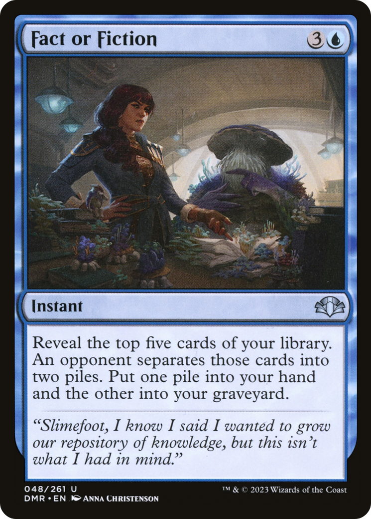Fact or Fiction (DMR-048) - Dominaria Remastered Foil