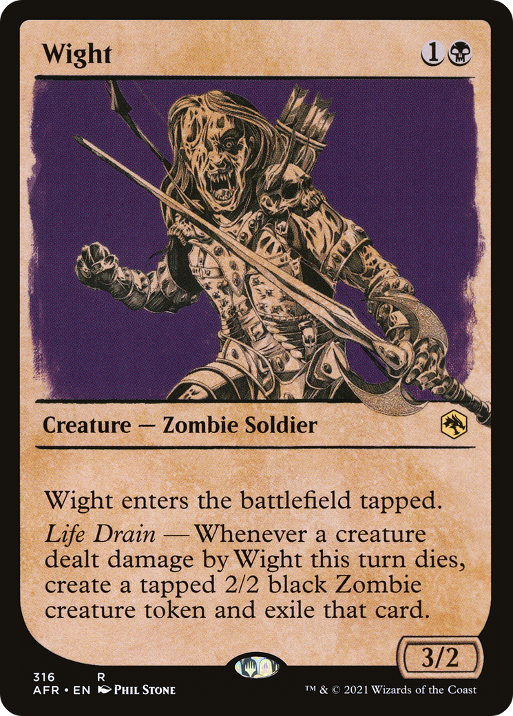Wight (Showcase) (AFR-316) - Adventures in the Forgotten Realms: (Showcase) Foil
