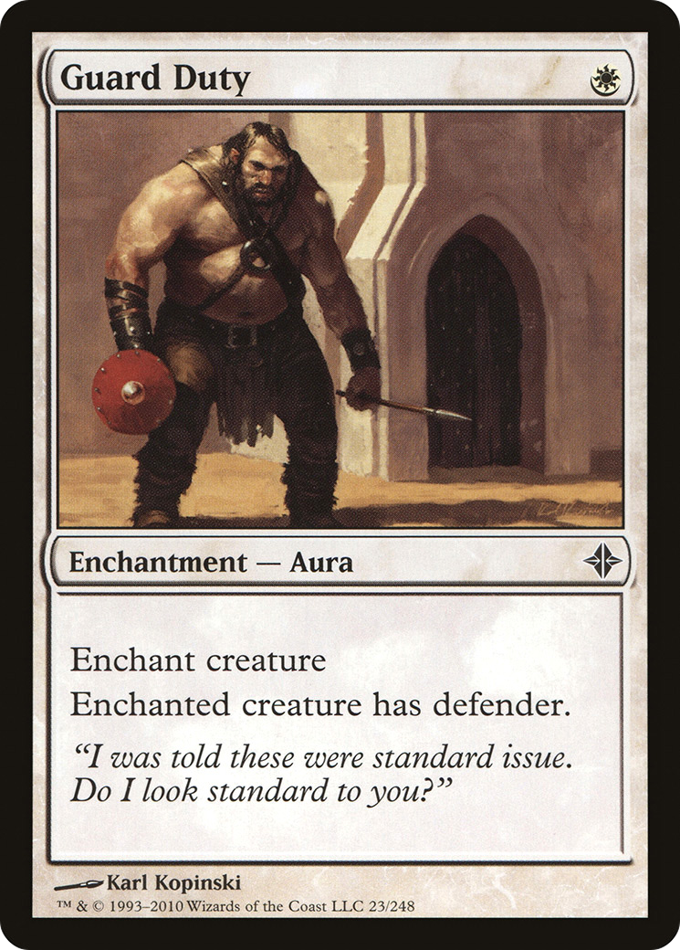 Guard Duty (ROE-023) - Rise of the Eldrazi Foil
