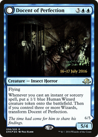 Docent of Perfection (PRE-056) - Eldritch Moon Promos: (mooneldrazidfc) Foil