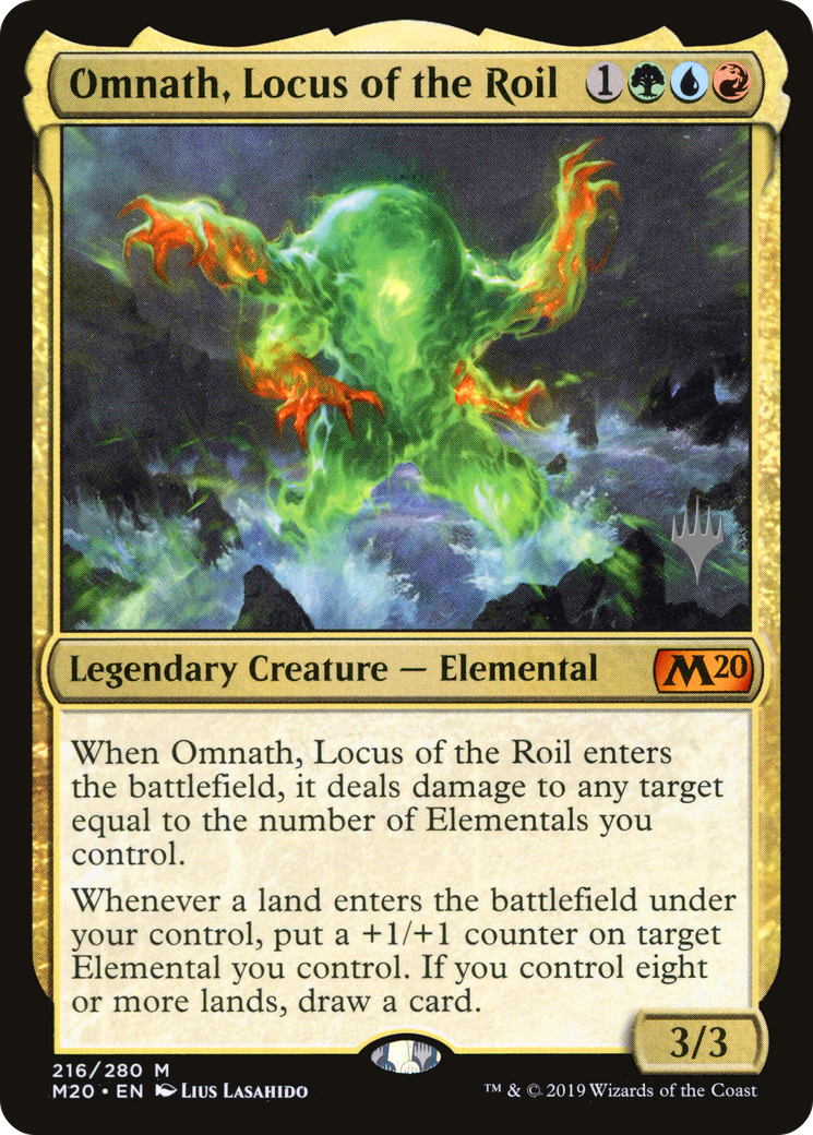 Omnath, Locus of the Roil (PPM20-216) - Core Set 2020 Promos Foil