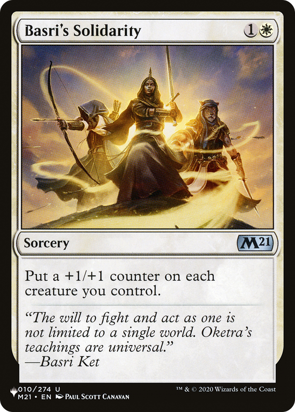Basri's Solidarity (LIST-010/274) - The List