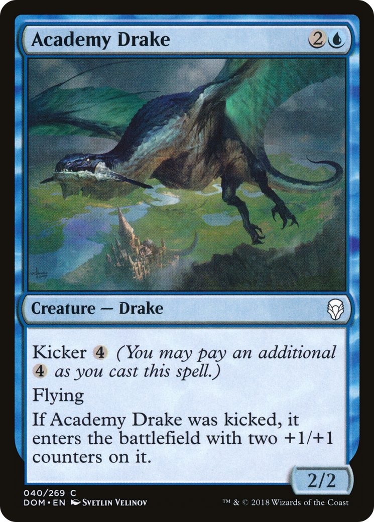 Academy Drake (DOM-040) - Dominaria Foil