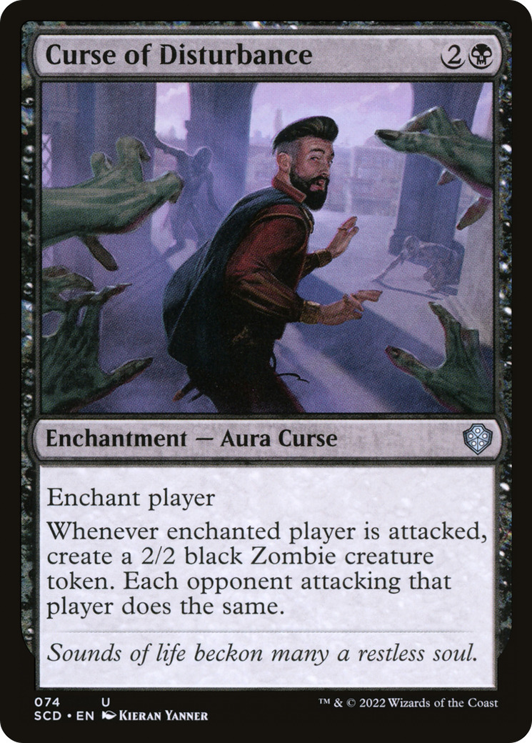 Curse of Disturbance (SCD-074) - Starter Commander Decks
