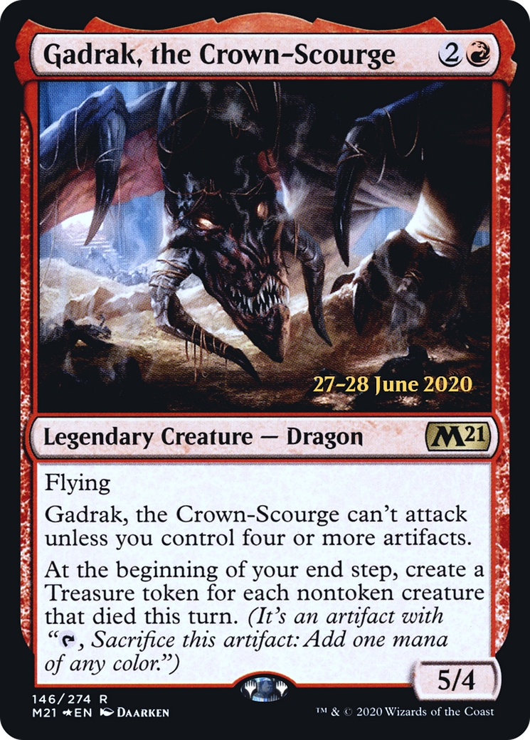 Gadrak, the Crown-Scourge (PRE-146) - Core Set 2021 Promos Foil