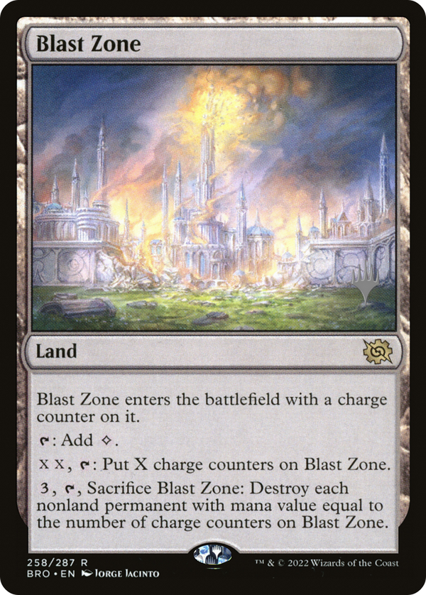Blast Zone (BRO) (PPBRO-258) - The Brothers' War Promos