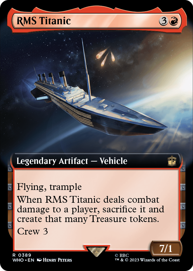 RMS Titanic (Extended Art) (WHO-389) - Doctor Who: (Extended Art)