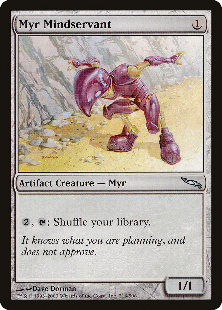 Myr Mindservant (MRD-213) - Mirrodin