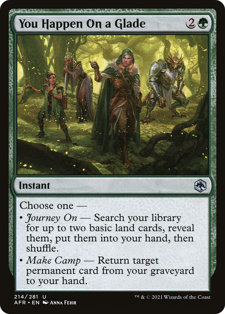 You Happen On a Glade (AFR-214) - Adventures in the Forgotten Realms
