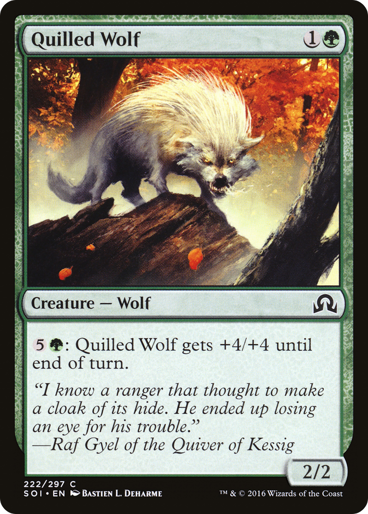 Quilled Wolf (SOI-222) - Shadows over Innistrad