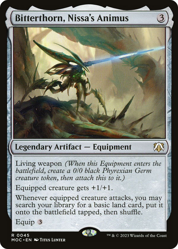 Bitterthorn, Nissa's Animus (MOC-045) - March of the Machine Commander