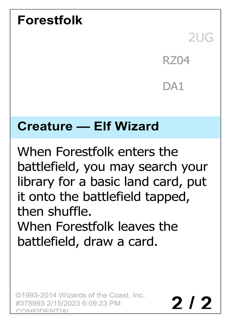 Forestfolk (UNK-) - Unknown Event