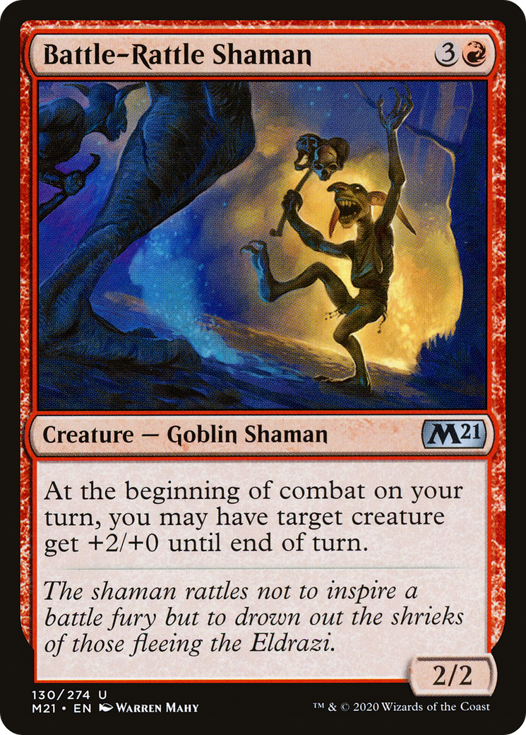 Battle-Rattle Shaman (M21-130) - Core Set 2021 Foil