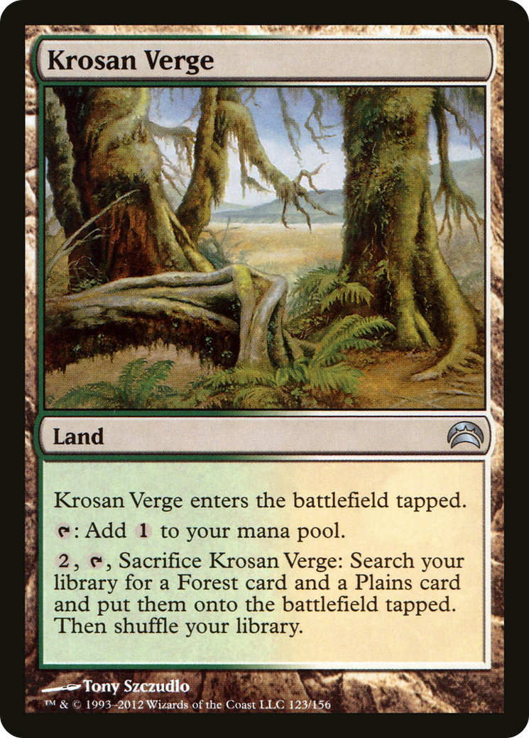 Krosan Verge (PC2-123) - Planechase 2012 Foil