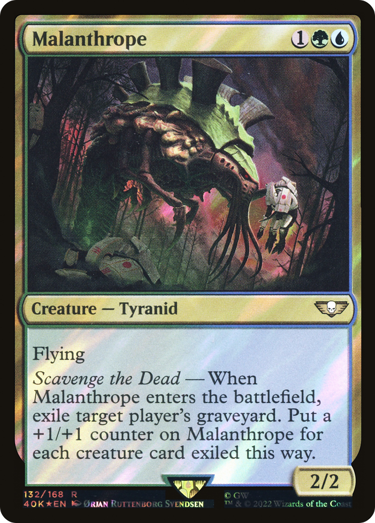 Malanthrope (Surge Foil) (40K-132) - Warhammer 40,000 Commander Foil