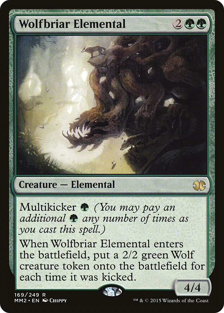 Wolfbriar Elemental (MM2-169) - Modern Masters 2015