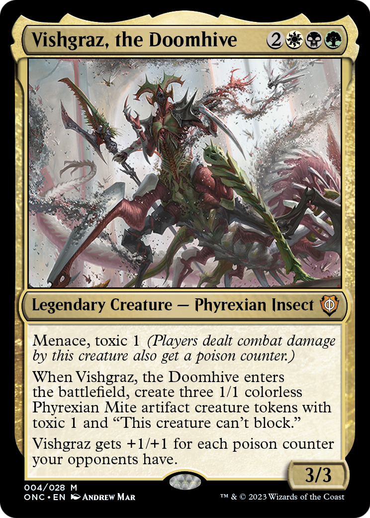 Vishgraz, the Doomhive (ONC-004) - Phyrexia: All Will Be One Commander Foil