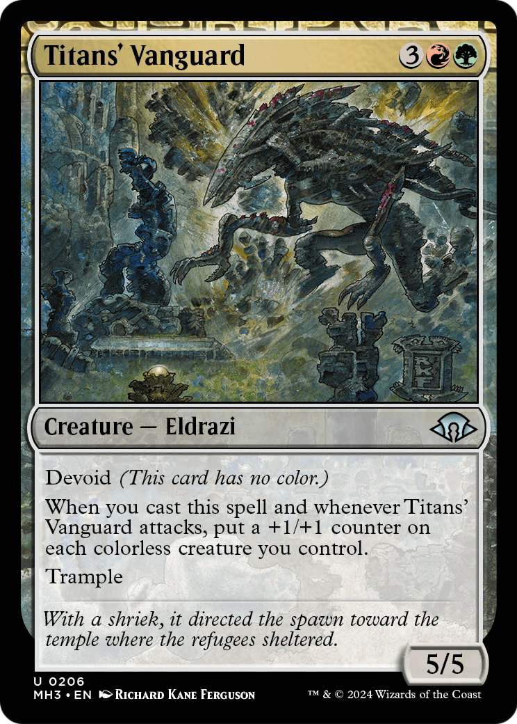 Titans' Vanguard (MH3-206) - Modern Horizons 3: (devoid)