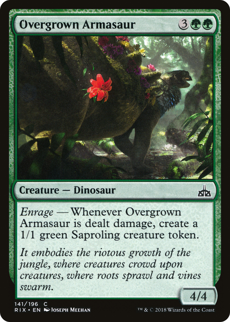 Overgrown Armasaur (RIX-141) - Rivals of Ixalan