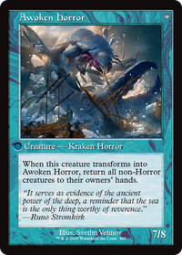 Thing in the Ice (Retro Frame) (INR-460) - Innistrad Remastered Foil